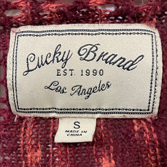 Lucky Brand Multicolor Fringe Cardigan - Picture 2 of 3